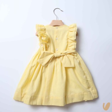 Abito punto smock In lino Abito e Tuta