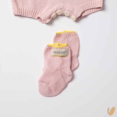 Completo nascita in seta e cotone alpachino Set Nascita e Uscita Clinica