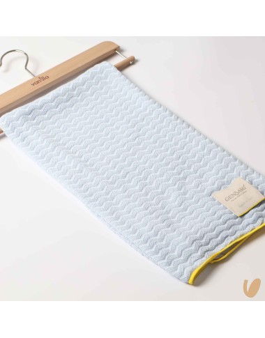 Cotton wave blanket