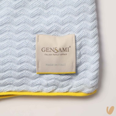 Coperta onde in filo di cotone Coperta e Lenzuola