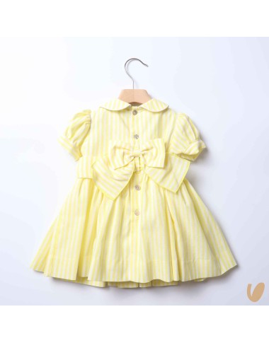 Embroidered Dot Dot Linen Dress