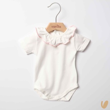 Body con colletto voilant Intimo e Camicia Fortuna
