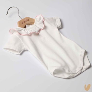 Body con colletto voilant Intimo e Camicia Fortuna