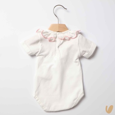 Body con colletto voilant Intimo e Camicia Fortuna