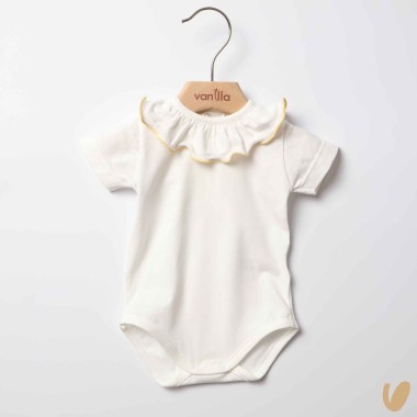 Body con colletto voilant Intimo e Camicia Fortuna