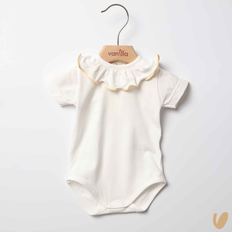 Body con colletto voilant Intimo e Camicia Fortuna