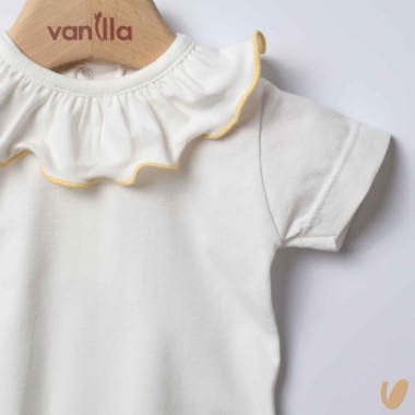 Body con colletto voilant Intimo e Camicia Fortuna