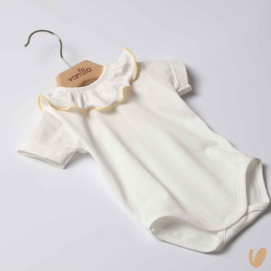Body con colletto voilant Intimo e Camicia Fortuna