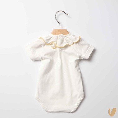 Body con colletto voilant Intimo e Camicia Fortuna