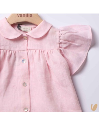 Pure linen blouse