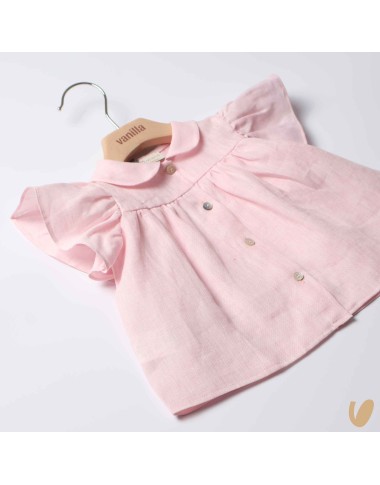 Pure linen blouse