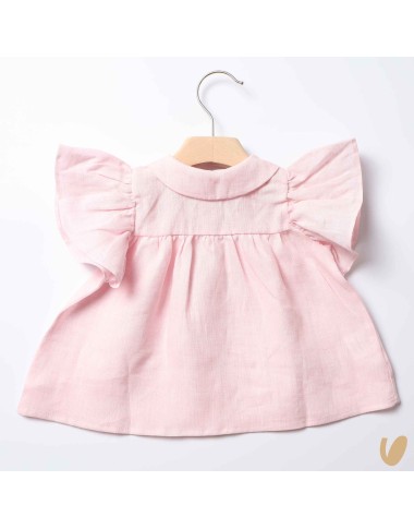 Pure linen blouse