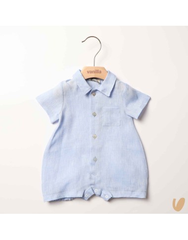 Romper in pure linen