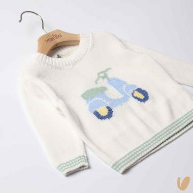 Maglia in filo vespa Cardigan e Maglia