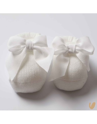 Scarpette in filo fiocco chiffon Cappello e Babbucce