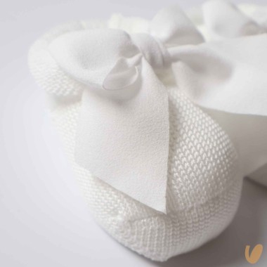 Scarpette in filo fiocco chiffon Cappello e Babbucce
