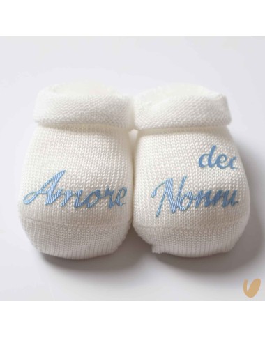 Scarpette in filo amore dei nonni Cappello e Babbucce