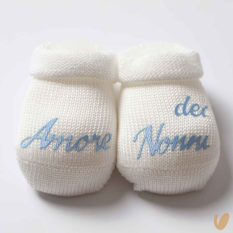Scarpette in filo amore dei nonni Cappello e Babbucce