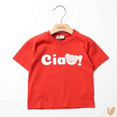 T-shirt "Ciao" con orsetto T-Shirt e Camicia
