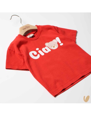 T-shirt "Ciao" con orsetto T-Shirt e Camicia