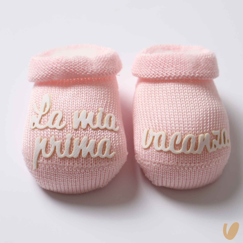 Scarpette in filo la mia prima vacanza Cappello e Babbucce