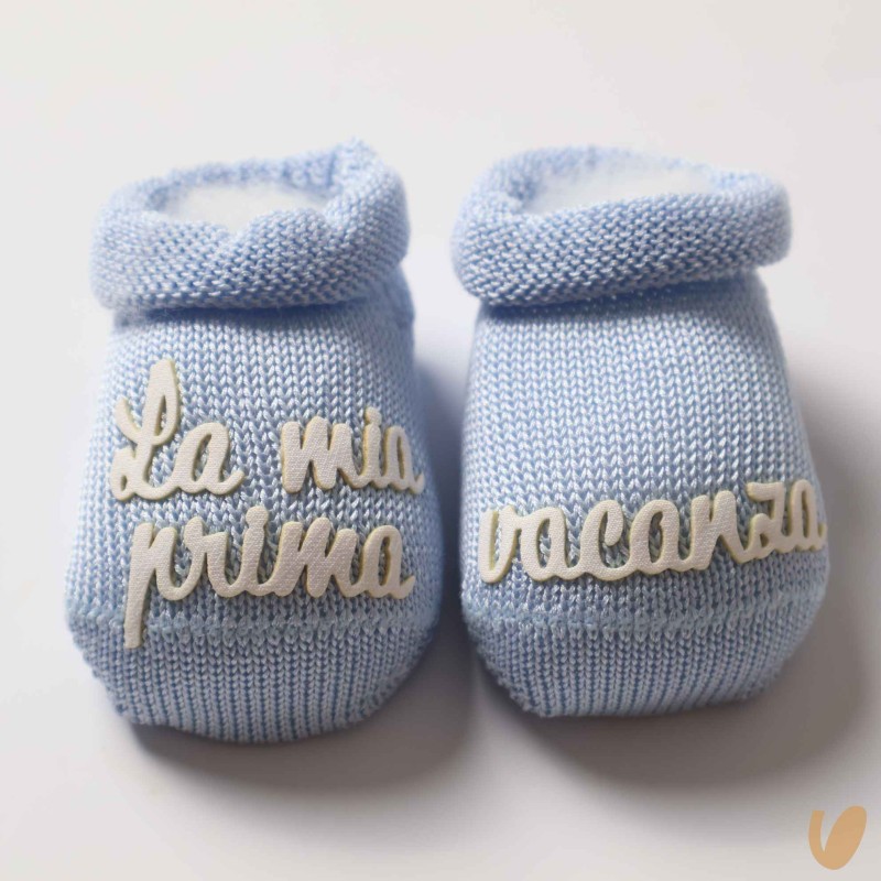 Scarpette in filo la mia prima vacanza Cappello e Babbucce