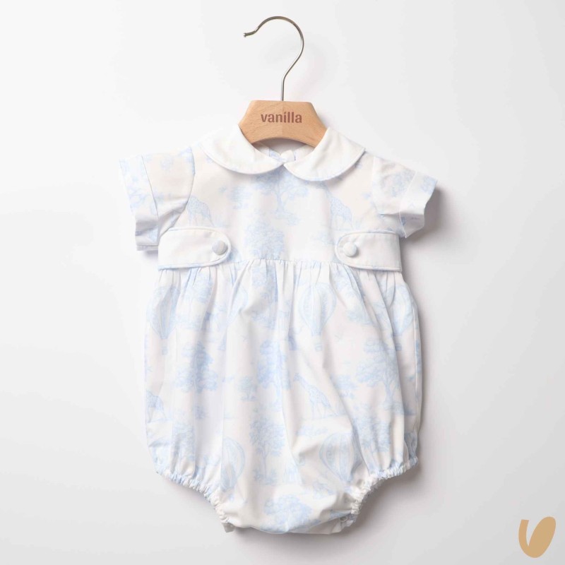 Pagliaccetto toile de Jouy Completo e Pagliaccetto