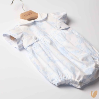 Pagliaccetto toile de Jouy Completo e Pagliaccetto