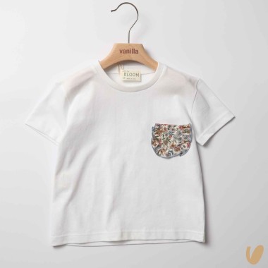 T-shirt taschino fiori T-Shirt e Salopette