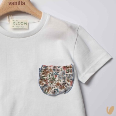 T-shirt taschino fiori T-Shirt e Salopette