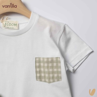 Completo t-shirt e bermuda vichy Completo