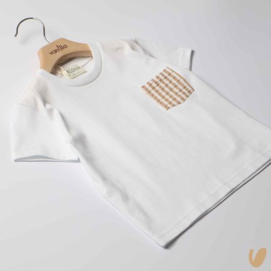 T-shirt con tasca righe T-Shirt e Polo