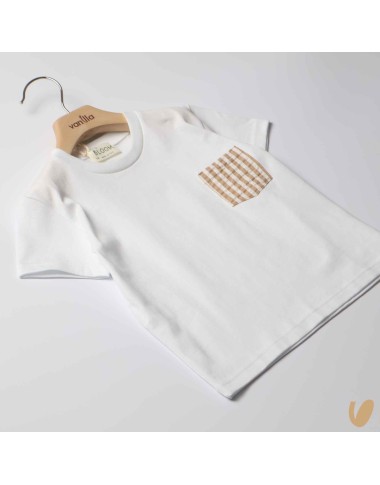 T-shirt with pocket rows