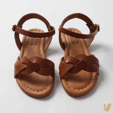 Sandali in pelle treccia Sandali 19/32