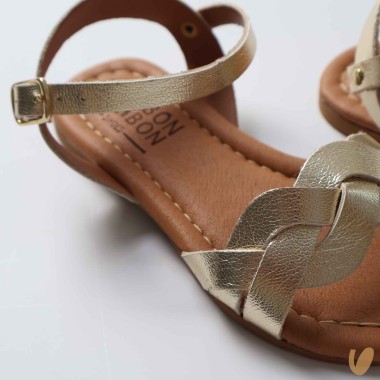 Sandali in pelle treccia Sandali 19/32