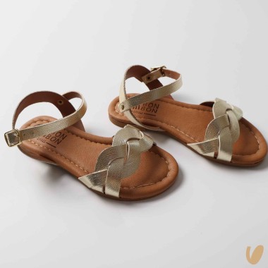 Sandali in pelle treccia Sandali 19/32