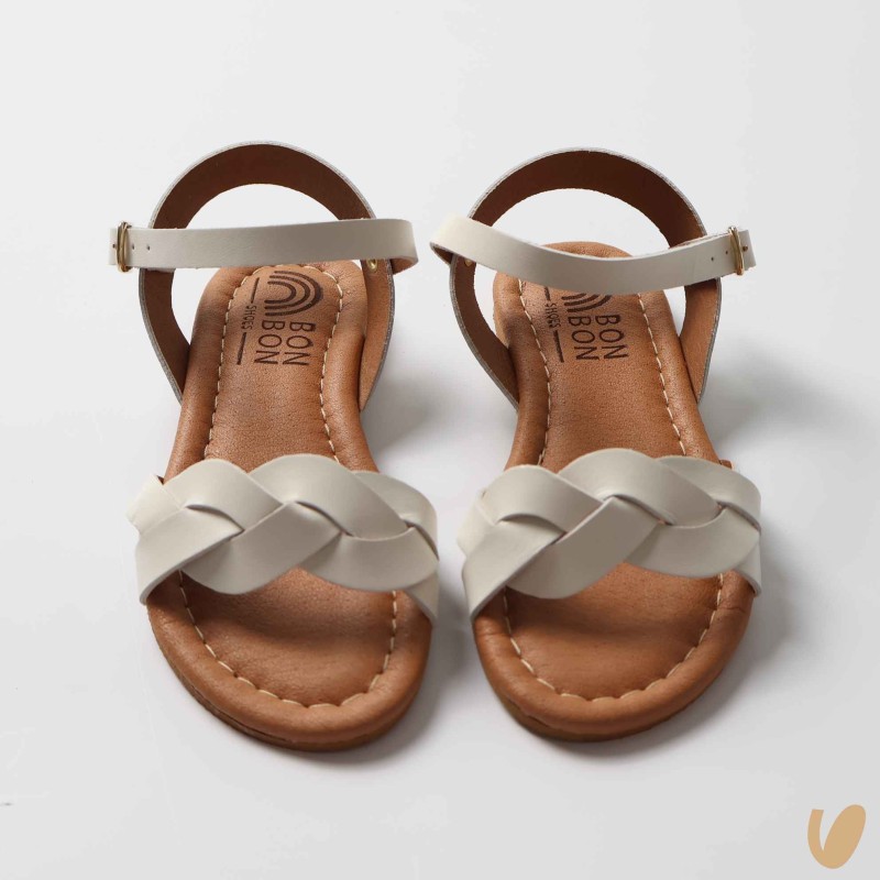 Sandali in pelle treccia Sandali 19/32