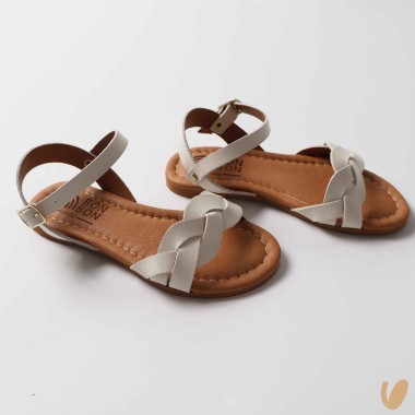 Sandali in pelle treccia Sandali 19/32