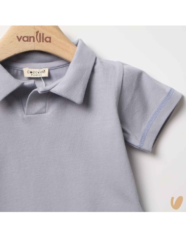 Cotton jersey polo shirt