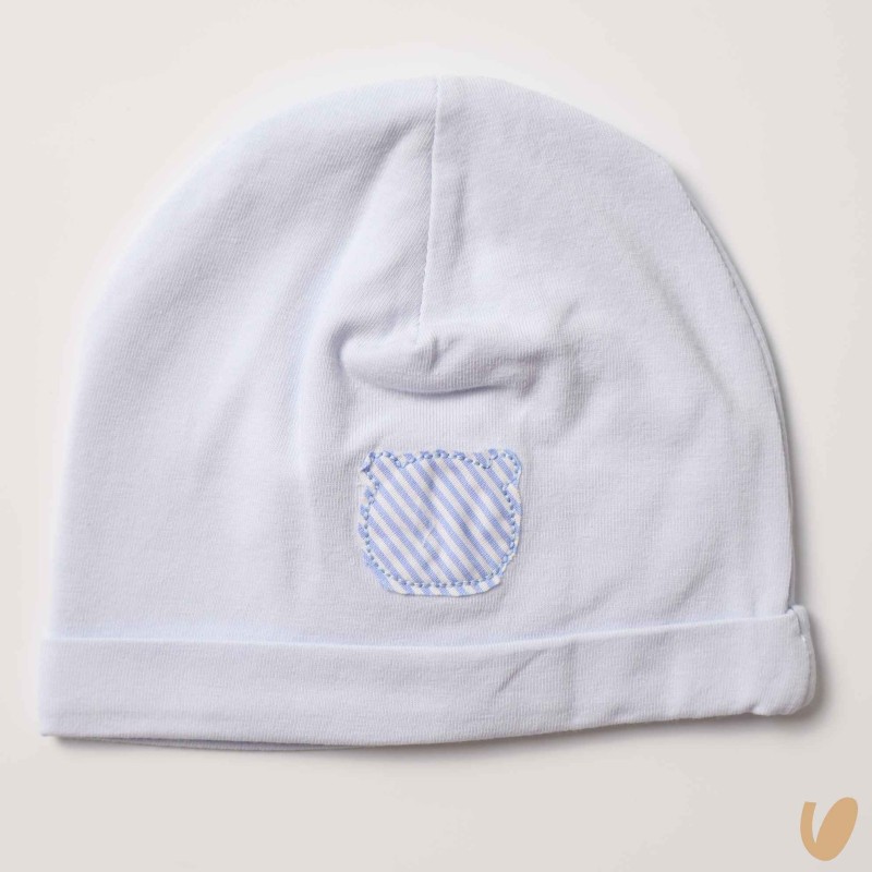Cappellino cotone nascita Cappello e Babbucce
