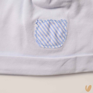 Cappellino cotone nascita Cappello e Babbucce