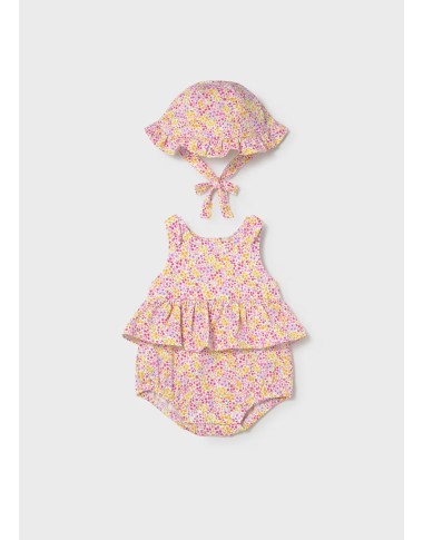 Romper and hat