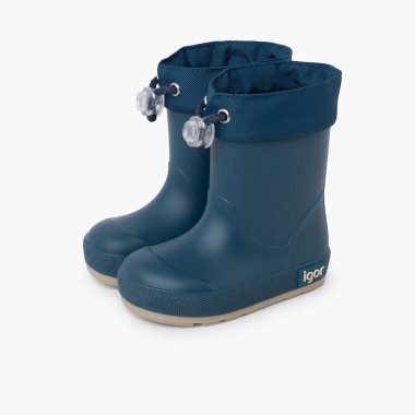 Stivaletto Barefoot in gomma Pioggia 19/32