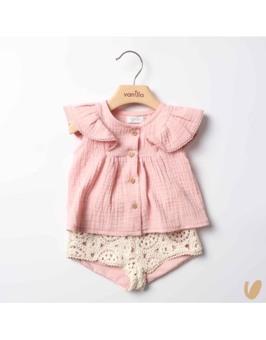 Crochet shirt and short shirt