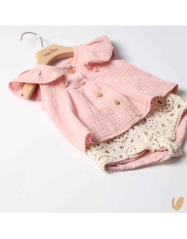 Crochet shirt and short shirt