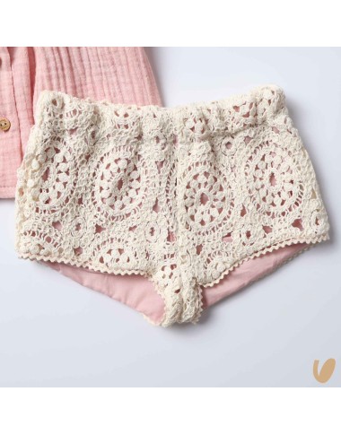 Camicia e short crochet Completo e Pagliaccetto