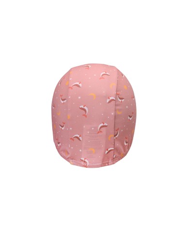 Pink whales pool headphone