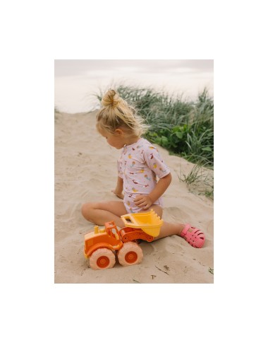 Orange bulldozer