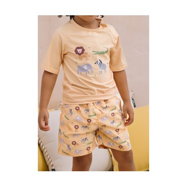 T-shirt nuoto protezione solare safari Neonata
