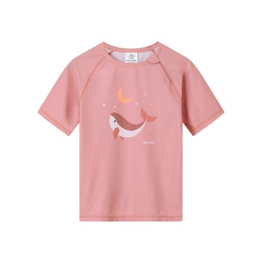 T-shirt nuoto protezione solare balena Neonata
